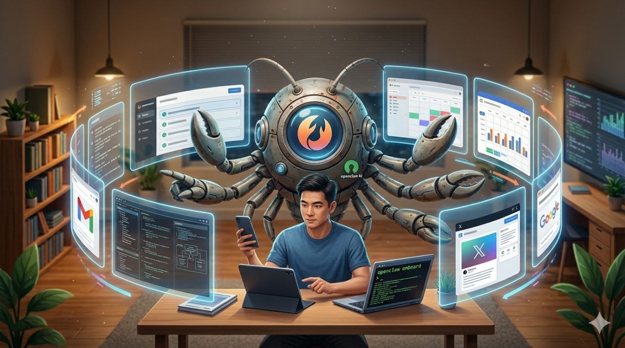 OpenClaw AI Agent - AI chạy 24/7 cho doanh nghiệp 1 người